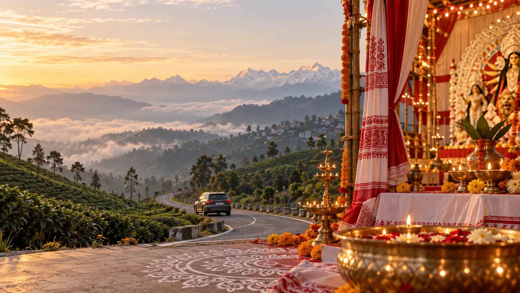 Durga Puja holiday journey through Darjeeling and the Eastern Himalayas